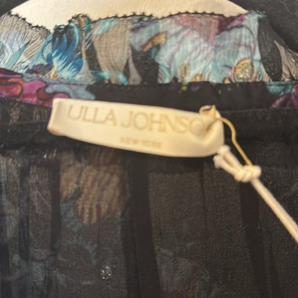 Ulla Johnson Anais Dress in Black Iris, Size 4, Silk New without tags - Picture 5 of 6